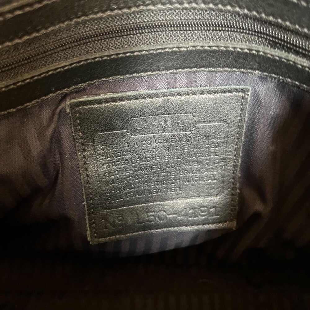 Genuine Coach Soft Kelly Bag [4191] - Black - Picture 4 of 7